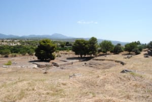 The Theater at Isthmia from the southwest